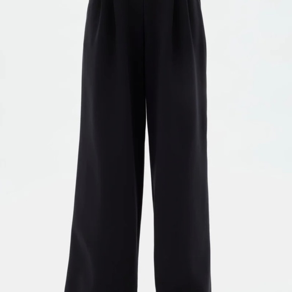 Girlfriend Collective Black Luxe Wide Leg Pant NWT - Picture 2 of 8